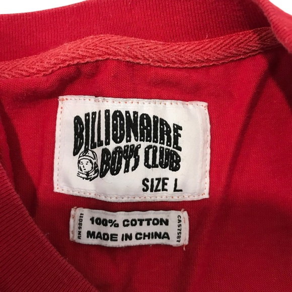 Billionaire Boys Club Rainbow Spaceman Shirt Cropped Vintage BBC Ice Cream Large - Picture 3 of 5